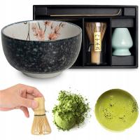 Zestaw Do Przygotowania Herbaty Matcha Liść Klonu 4 Elementy EDO JAPAN