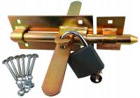 ЗАДВИЖКА ДВУХСТОРОННЯЯ GANTRY DOOR150 ОЦИНКОВАННЫЙ БОЛТ ЗАМКА