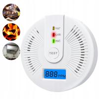 CZUJNIK CZADU GAZU WYKRYWACZ TLENKU WĘGLA CERTYFIKOWANY DETEKTOR