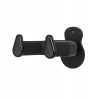 Wieszak na ukulele Uchwyt na hak Stojak Wieszak na gitarę Hak ścienny do basu Czarny