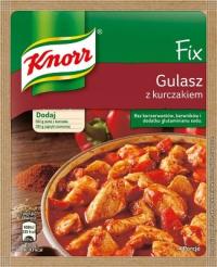 FIX KNORR GULASZ Z KURCZAKIEM Najlepiej spożyć przed: 12.2025