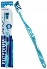 ELGYDIUM ANTI-PLAQUE Szczoteczka do zębów MEDIUM 1 sztuka