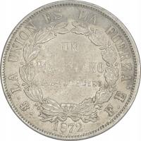 13.fu.BOLIVIA, 1 BOLIVIANO 1872 FE