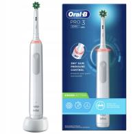 ELEKTRYCZNA SZCZOTECZKA DO ZĘBÓW ORAL-B PRO 3 3000 CROSS ACTION BIAŁA TIMER