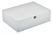 Деревянная коробка коробка контейнер 30X20CM белый