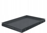 Skrzynka EURONORM w kolorze szarym 60x40x5 cm