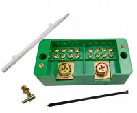 Rozdzielacz listwa kostka zaciskowa elektryczna 2/8 szyna łączeniowa 30A