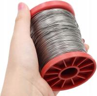 Провод пчеловодства нержавеющий 0.5 мм 250г катушка провода Кислотостойкая для рамок