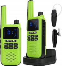 Retevis RA619 Walkie Talkie, радио с Bluetooth-гарнитурой, 2 шт