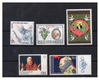 JAN PAWEŁ II - znaczki pocztowe, zestaw.