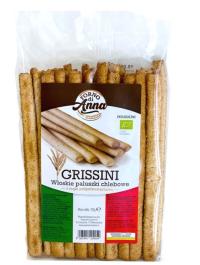 Grissini z mąki półpełnoziarnistej BIO 120g Forno di Anna