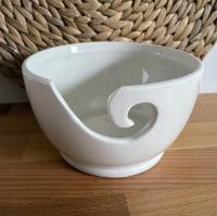 CIĘŻKA CERAMICZNA MISKA NA WŁÓCZKĘ – MISECZKA NA WEŁNĘ MISA DO WŁÓCZKI