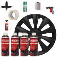 4× Moto Dip Pro Onyx Black Metallic OEM 400ml plasti guma usuwalny lakier + 5 innych produktów