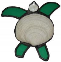 Żółw żółwik szkło witrażowe zawieszka dekoracja prezent