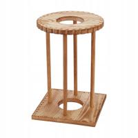 Kumihimo Marudai Disk Rack Drewniane narzędzie tkackie Łatwy w użyciu sznur z koralikami