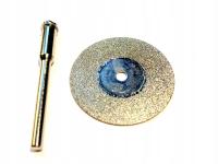 Алмазный диск 30 мм с хвостовиком 3 мм