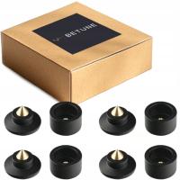 4X KOLCE BETUNE PODKŁADKI NÓŻKI POD KOLUMNY GŁOŚNIKI ABSORBUJĄCE WSTRZĄSY L