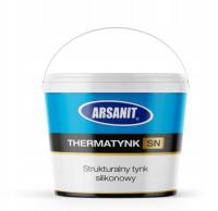 Tynk silikonowy Arsanit 25 kg Thermatynk SN 1.5 mm baranek