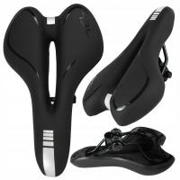 ВЕЛОСИПЕДНОЕ СЕДЛО УДОБНОЕ МЯГКОЕ СПОРТИВНОЕ СЕДЛО ШИРОКАЯ ДОПОЛНИТЕЛЬНАЯ ВЕНТИЛЯЦИЯ