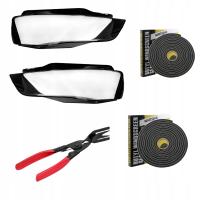 AUDI A4B8 KLOSZE ANTYZARYSANIOWE Z POWŁOKĄ UV PRZEDNIE+SZCZYPCE +KLEJ BUTYL