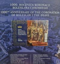 Фи 5443 1000. Годовщина лета коронации Болеслава Храброго Folder BLOCK 391A