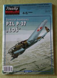 Samolot PZL P-37 Łoś Mały Modelarz 4-5/04