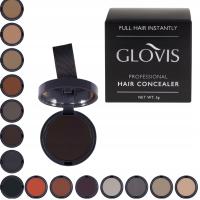 GLOVIS Concealer 5g Odsiwiacz Mikrowłókna Zagęszczanie Włosów Ciemny Brąz