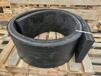 Guma do pługa lemiesz 300cm x 25cm x 5cm Wzmocnienie płótnem