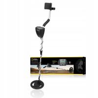 Wykrywacz metalu BRESSER NATIONAL GEOGRAPHIC wskazuje głębokość