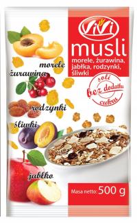 VIVI MIX PŁATKÓW Musli polskie owoce 500 g