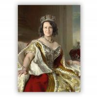 Портрет королева ваше фото фото картина королевский 50x70 холст печать подарок