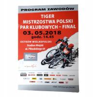 PROGRAM ŻUŻLOWY MPPK Ostrów Wielkopolski 03.05.18