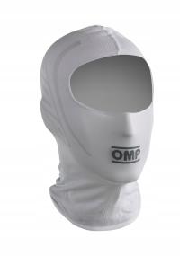 Balaklawa kominiarka kartingowa OMP KS '24 biała dziecięca