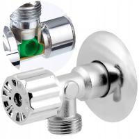 ZAWÓR KĄTOWY KULOWY 1/2 3/8 ANTYKAMIENNY DO PRALKI ZMYWARKI WODY PITNEJ