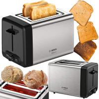 Toster Bosch TAT4P420DE srebrny/szary 970 W