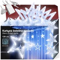 Светодиодный занавес свет звезды рождественские огни Рождественская елка гирлянда для окна