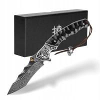 Shiori Nikuya- nóż myśliwski ze stali damasceńskiej 10Cr15CoMov