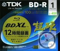 TDK BD-R XL x4 100GB Printable 1szt slim case CD
