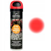 FARBA GEODEZYJNA SPRAY SOPPEC TRACK MARKER RED