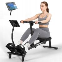12-poziomowy wioślarz hydrauliczny - składany i cichy do domowego fitnessu