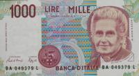 Włochy 1000 ITL M. Montesori 1990 P-114