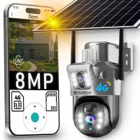 ZEWNĘTRZNA KAMERA OBROTOWA SOLARNA PODWÓJNA SIM 4G LTE GSM T-EV05
