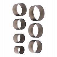 7x wykrojników do cięcia skóry wielokrotnego użytku 25 mm, 30 mm, 35 mm, 40 mm, 45 mm, 50 mm, 55 mm