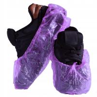 OCHRANIACZE NA BUTY POKROWCE FOLIOWE FIOLETOWE 100 SZT (50 PAR) CHILA