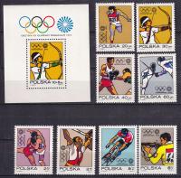 1972 Olimpiada w Monachium Fi 2002-9 + blok 89 **