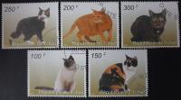 Т. 0444 марки серия фауна домашние кошки породы