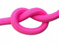 Lina pleciona Polipropylenowa 14mm różowa Sznurki24