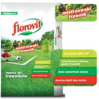 NAWÓZ DO TRAWNIKÓW Z MCHEM FLOROVIT MISTRZOWSKI TRAWNIK 25KG TRAWA BEZ MCHU