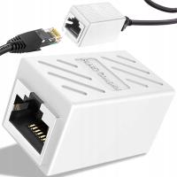 Złączka przedłużka sieciowa łącznik 2x RJ45 LAN