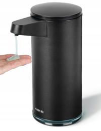Bezdotykowy dozownik mydła stojący AIKE AK1333S Czarny 380ml USB-C